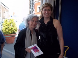 L'autrice Nunzia Turriziani con Barbara Alberti 