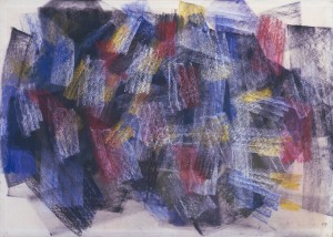 Tancredi_SenzaTitolo_1955_pastelli e tempera su carta_cm73x104