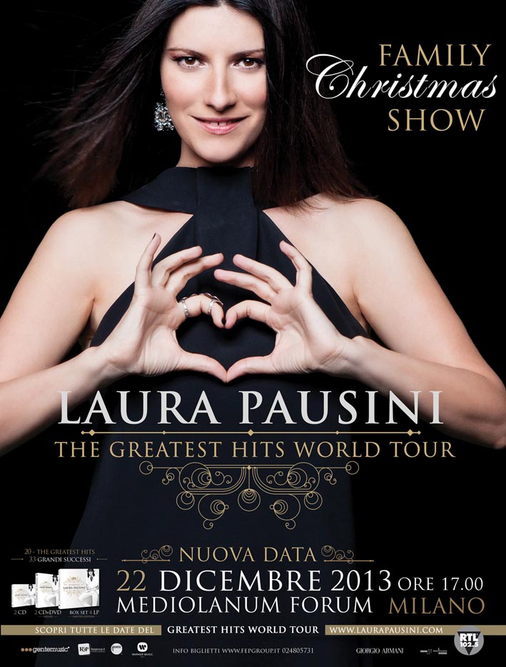 Laura Pausini Buon Natale.Laura Pausini Family Christmas Show Dietrolanotizia