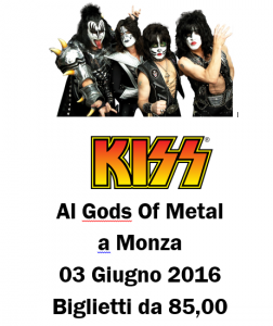 Concerto Kiss a Monza 2016