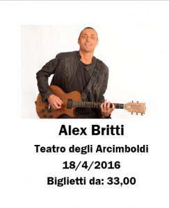 Concerto Alex Britti Arcimboldi