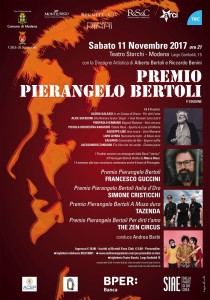 Manifesto Premio Pierangelo Bertoli 2017