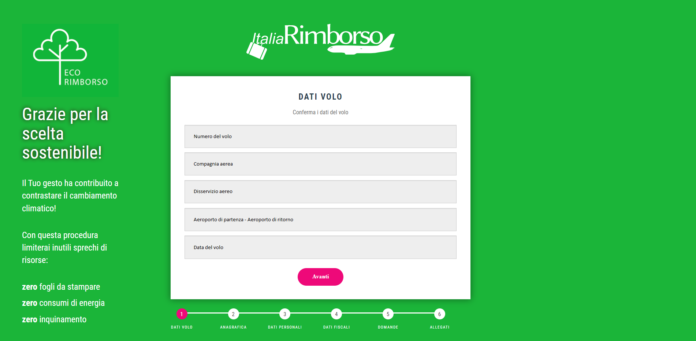 Italiarimborso_-schermata-pratica-green