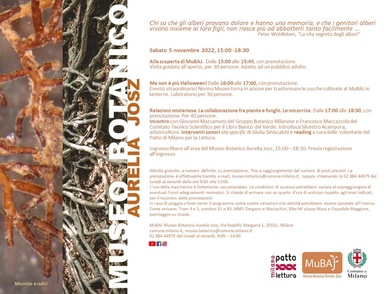 Volantino Museo Botanico