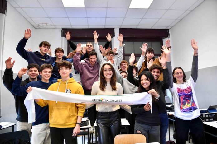Lavinia Abate a scuola