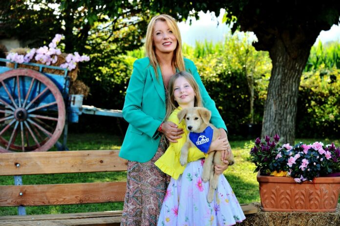 Michela Vittoria Brambilla e la figlia Stella