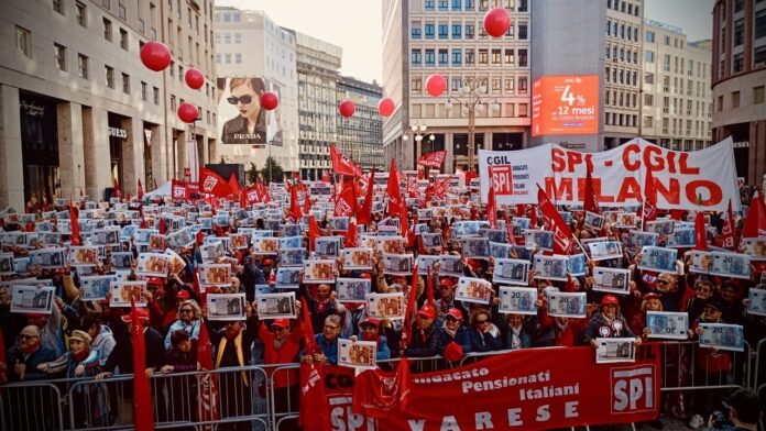 Protesta pensionati