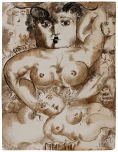Sylvain FuscoSenza titolo
Anno: 1938
Tecnica: Carboncino su carta
Collection de l'Art Brut, Losanna
Crediti fotografici: Atelier de numérisation – Ville de
Lausanne
