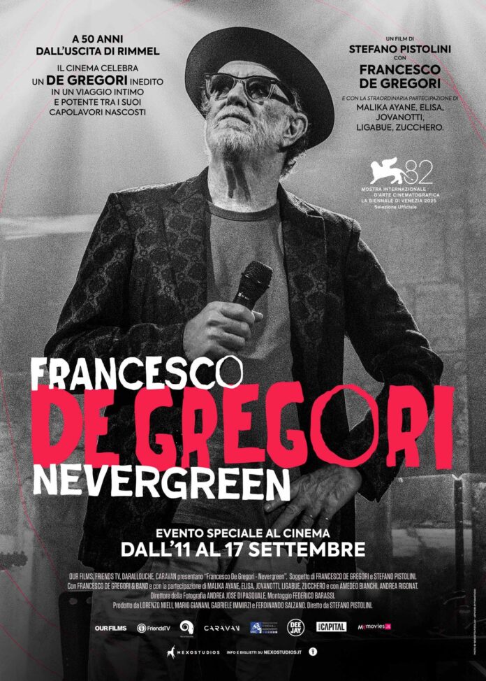 Locandina-FRANCESCO-DE-GREGORI-NEVERGREEN