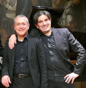 Da-sinistra-Enzo-Ligresti-violino-e-Giorgio-Fiori-violoncello.