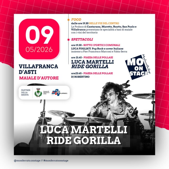 Monferrato On Stage 2026_Locandina_9 maggio