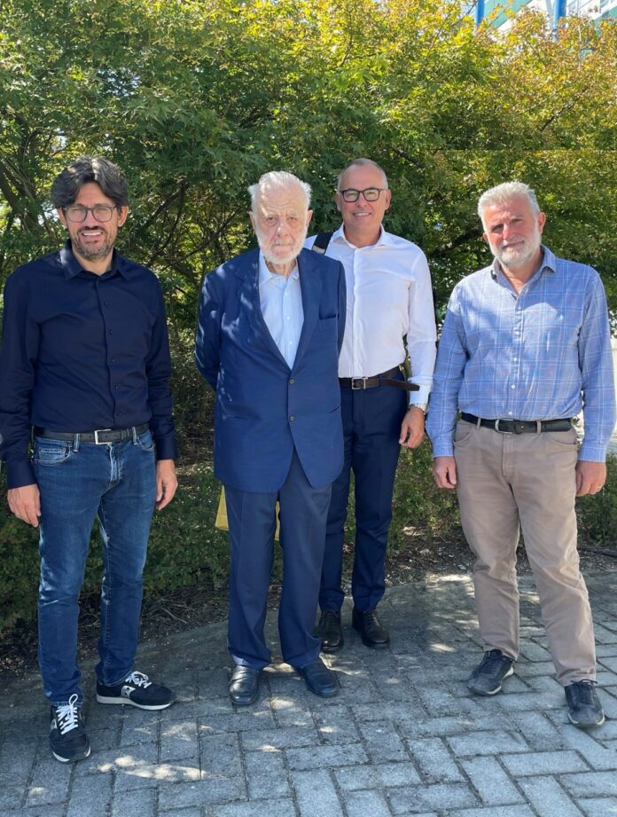 Da sinistra Alessandro Achilli - Pieluigi Baima Bollone - Gianni Barcaccia - Antonio Torroni